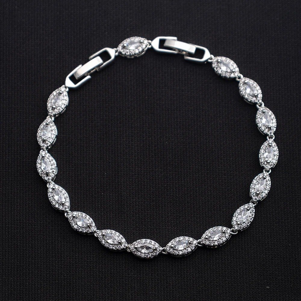 Platinum Marquise Bracelet